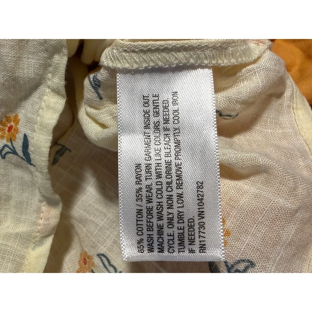Cat & Jack Baby Girls Mustard Ditsy Floral Corduroy Jumper Set 12M NWT